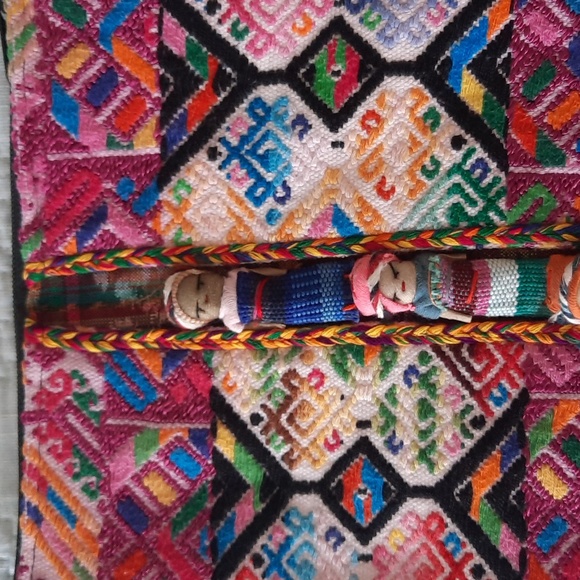 Guatemalan Tipico Worry Doll Bag - Picture 3 of 11